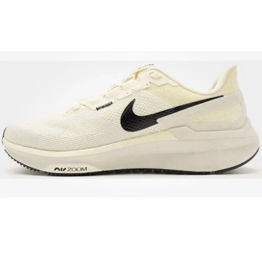 Nike Men's Air Zoom Structure 25 Shoes Size 10.5 Coconut Milk Running Sneakers